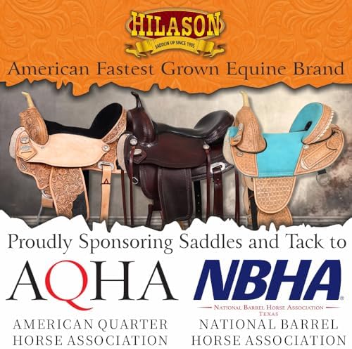 Silla Oeste Hilason Ranch Roping Aceitada Tan