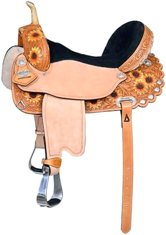 Silla Hilason Oeste Cuero Flexible Paseo