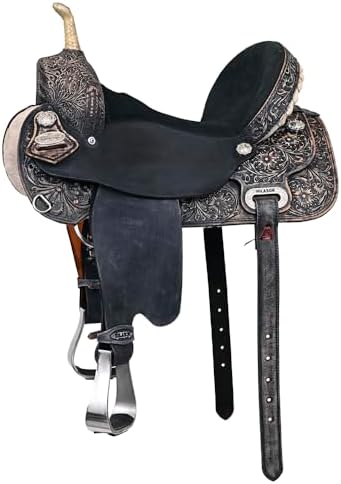 Silla Oeste Hilason Árbol Flexible Cuero Sendero