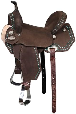 Silla Oeste Hilason Cuero Flexible Carrera