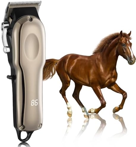 Esquiladora Inalámbrica Caballo 4 Peines
